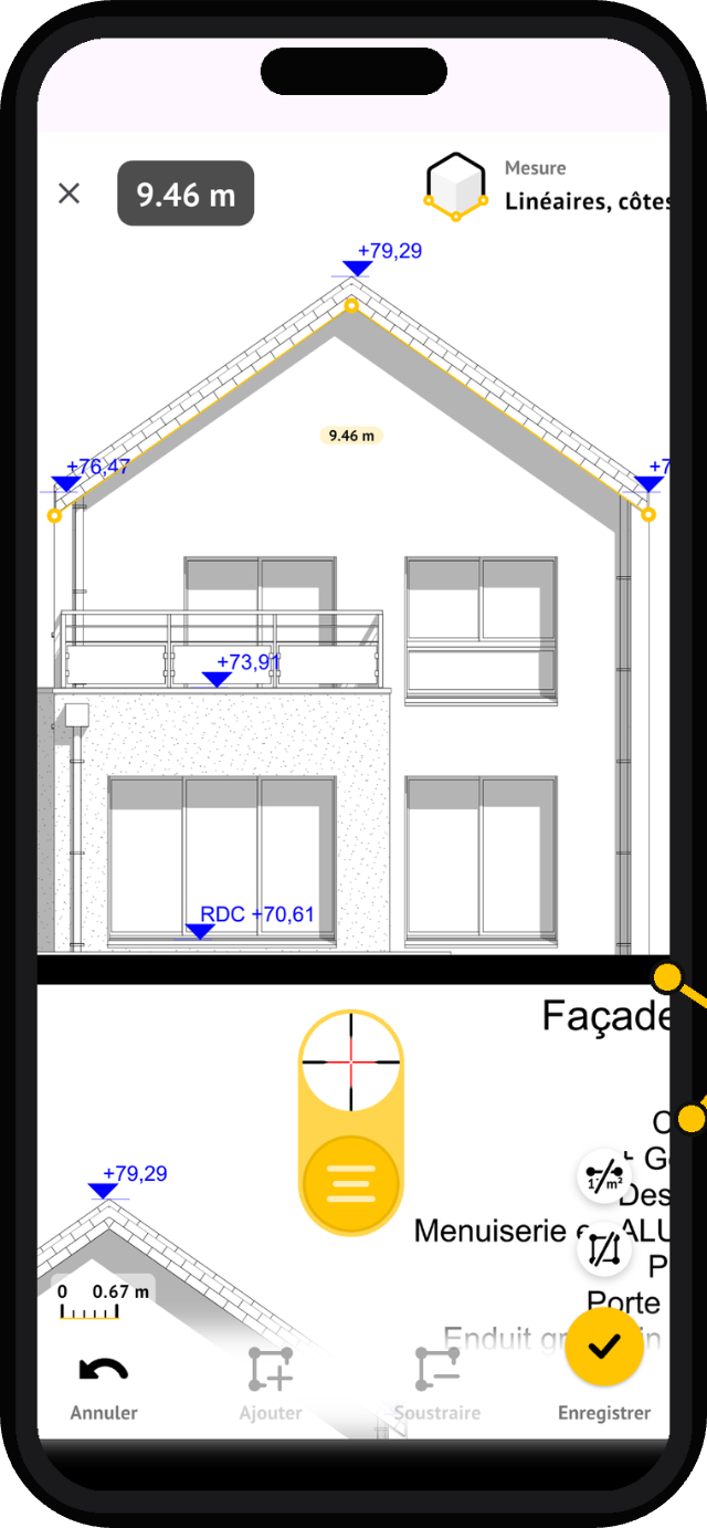 Application MeasureAll déployée en licences entreprise : mesure de linéaires sur plan PDF